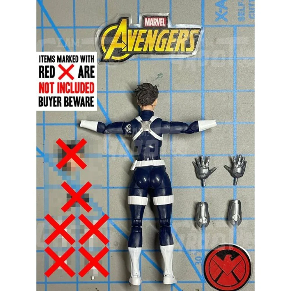 Marvel Legends Quake only Action Figure Controller SHIELD S.H.I.E.L.D A